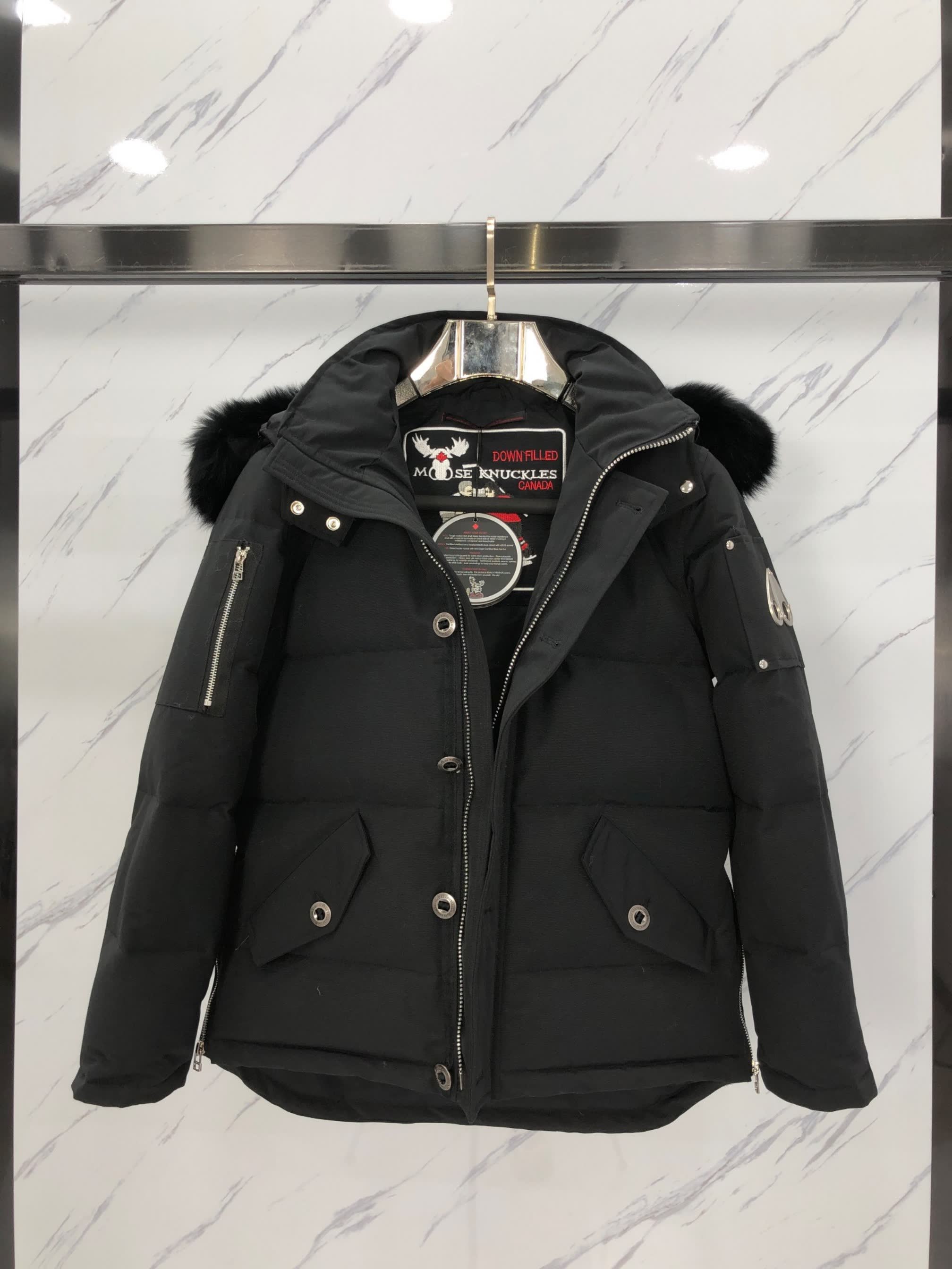 Moose Knuckles Hooded Puffer Jacket